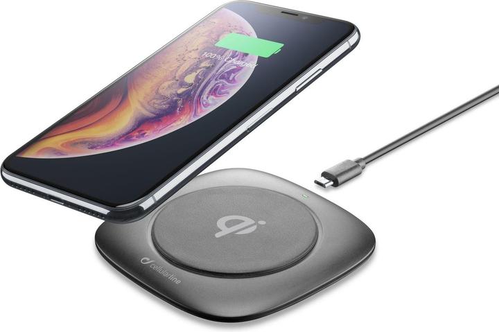 Immagine prodotto Cellularline Caricabatterie a induzione 2000 mA qi Fast Easy WIRELESSPAD10WK Uscite di ricarica a induzione (10 W)