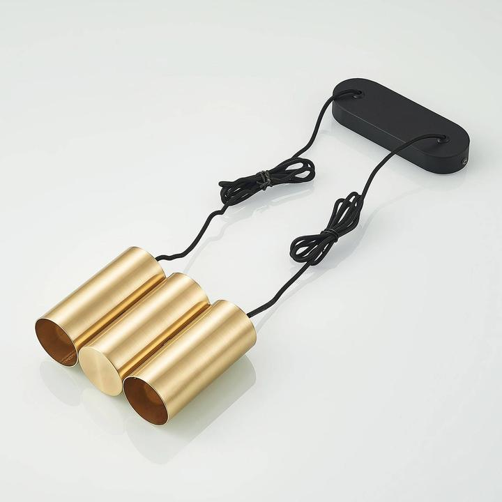 Immagine prodotto Lucande Cesur 3 lampada a sospensione Ottone (GU10)