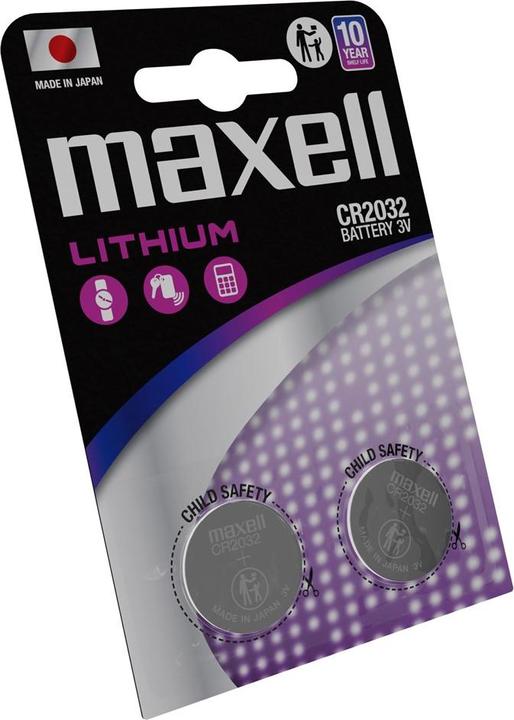 Produktbild Maxell CR2032 (2 Stk., CR2032, 220 mAh)