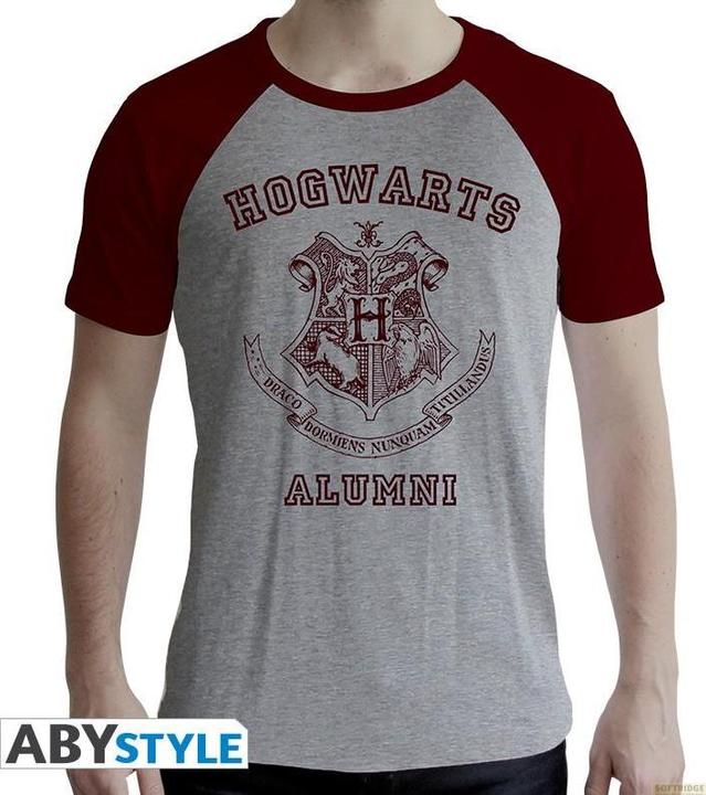 ABYstyle HARRY POTTER - Tshirt Alumni man SS grey red - premium (L)