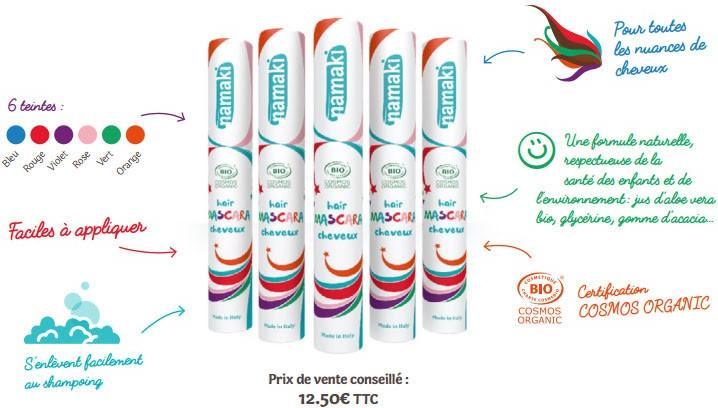 Produktbild Namaki Bio Haar-Mascara 9ml, violett (Violett)