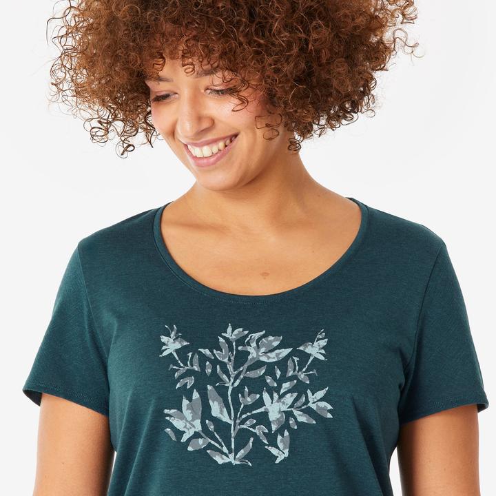 Quechua Wandershirt Damen kurzarm - NH500