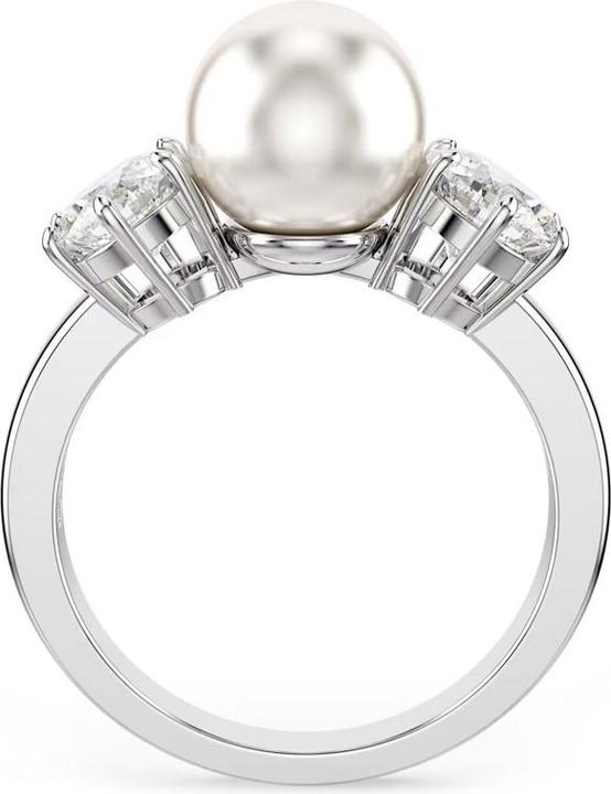 Actual product image Swarovski Matrix Ring Crystal Bead Round Cut White (55)