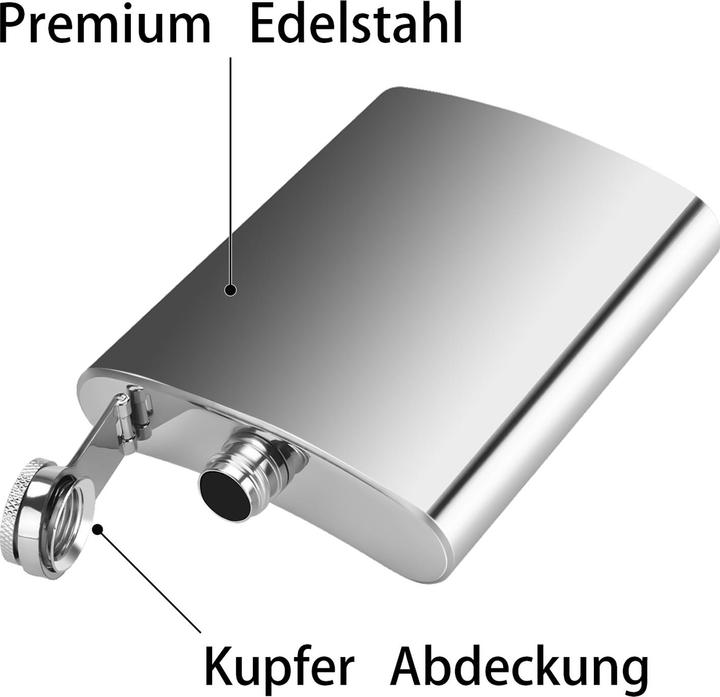 Actual product image Intirilife Hip flask250 ml (250 ml)
