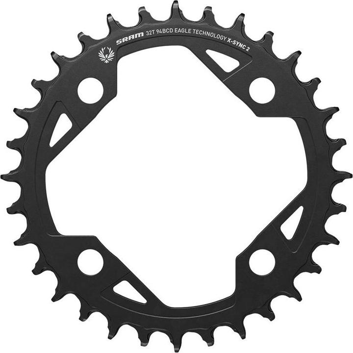 Actual product image Sram Chain Ring Eagle X-Sync2 94 BCD Light Powered EMTB (32)