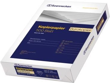 Soennecken Copy paper Office Copier 5100 DIN A4 80g white 500 sheets/pack (80 g/m², 500 x, A4)