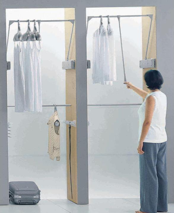 Produktbild Servetto Kleiderlift Super Pro 1100mm Kunststoff/Stahl grau (1 Stk.)