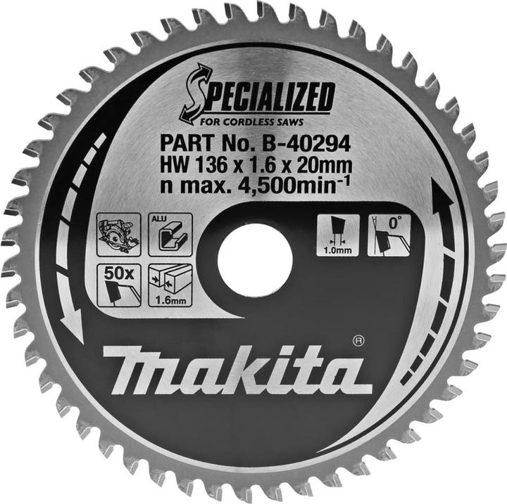 Immagine prodotto Makita Lama SPECIALIZED 136/20 per sega per metallo a batteria