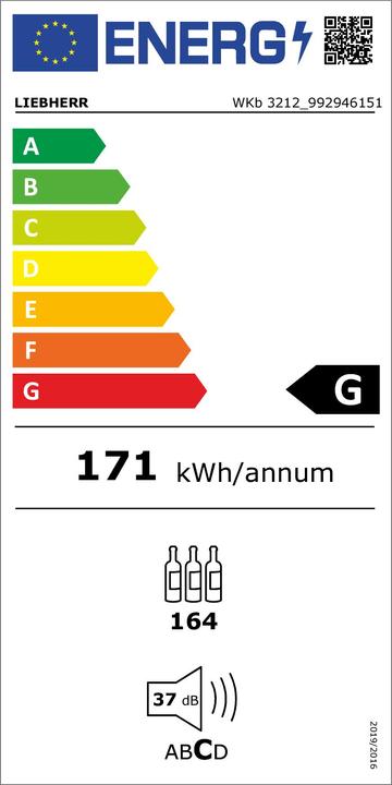 Label énergétique Liebherr Wkb 3212
