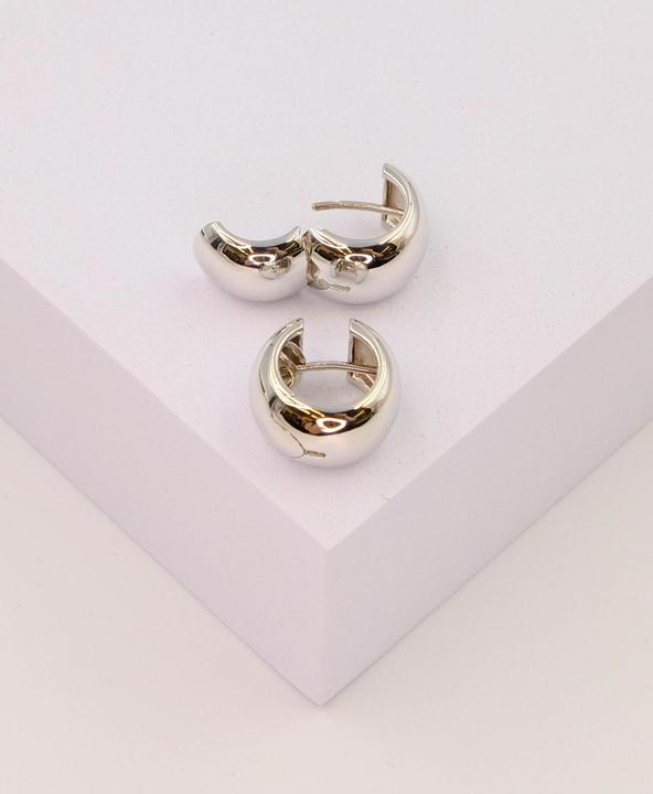 Image du produit Muau Créoles (Or jaune, Or blanc, Or rose ou argent)