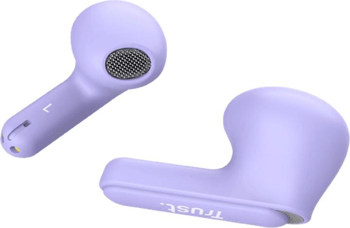 Produktbild Trust Yavi Bt Enc Earphones Purple (ANC, 23 h, Kabellos)