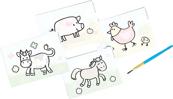 Image du produit Ses Mes premières couleurs avec de l'eau - Animaux de ferme
