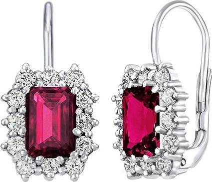 Immagine prodotto Silvego Orecchini in argento con rubino sintetico SILVEGOB31757ru (Argento 925)