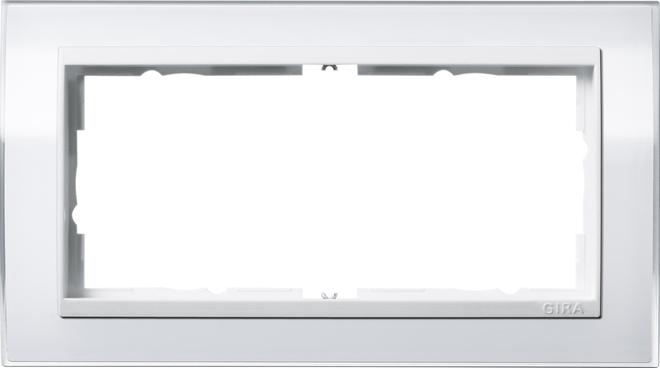 Actual product image Gira Frame Event, Standard 55 Pure white 1002723
