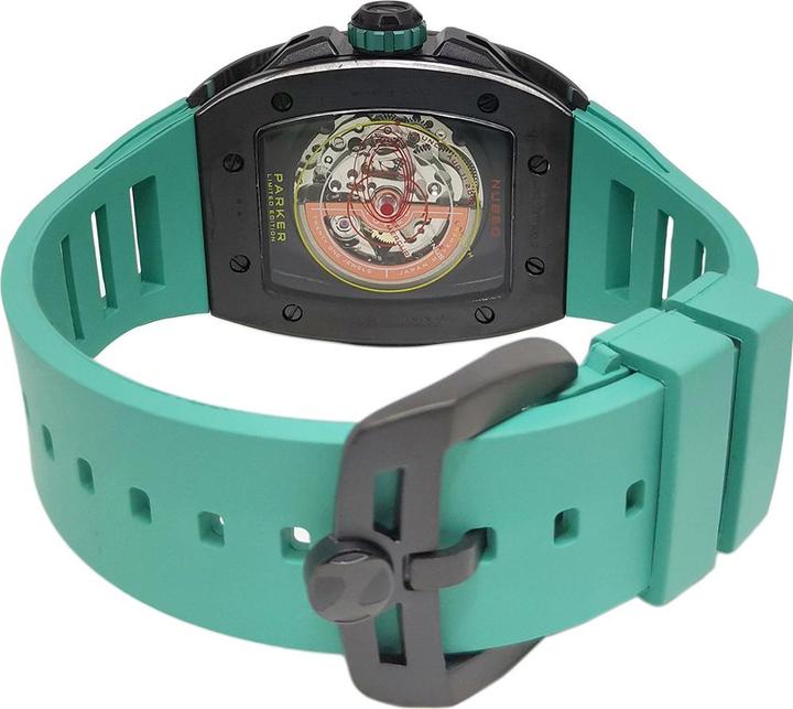 Actual product image Nubeo NB-6079-04 Parker Automatic Limited 44mm 3ATM men's watch (Analogue wristwatch)