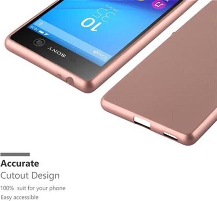 Image du produit Cadorabo Couverture métallique mate TPU (Sony Xperia M5)