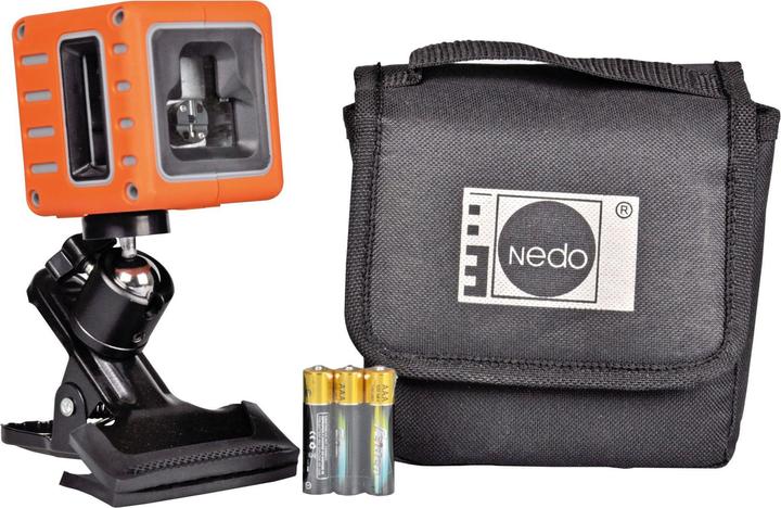 Actual product image Nedo 460867 Cube Kreuzlinienlaser grün