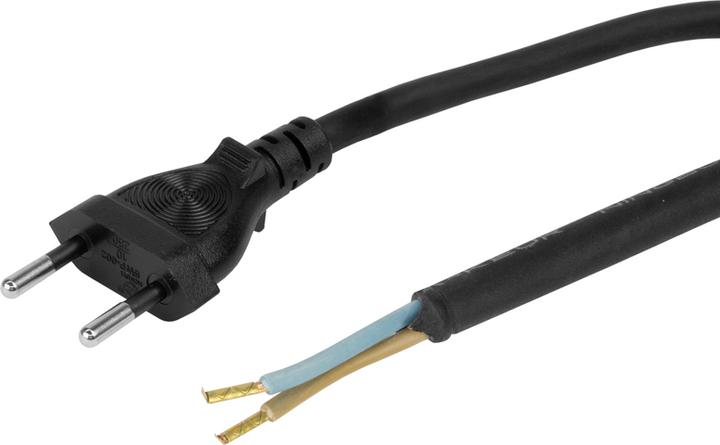 Produktbild Steffen Anschlusskabel Gdv 2x1mm2 5m T11 sw (5 m)