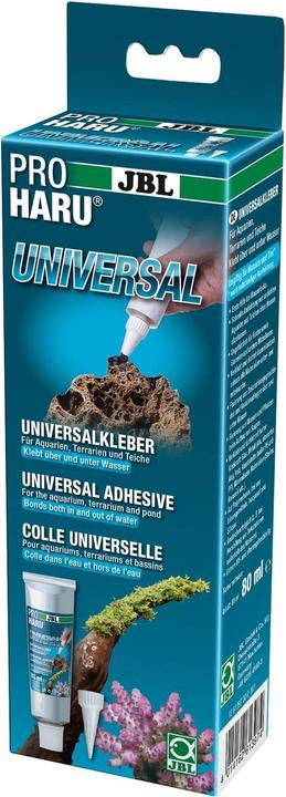 Produktbild JBL Aquaristik und Terraristik Universalkleber für Aquarien, Terrarien & Teiche (189 g, 80 ml)
