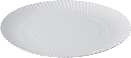 Produktbild Papstar Papp-Teller "pure", rund, 320 mm, weiá, 100er (100 x)