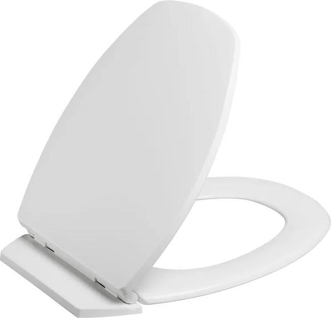 Actual product image Allibert wc-bril BACCARA - geperst hout - afklikbaar - antibacterieel - wit gelakt