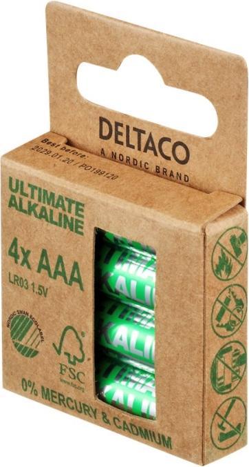 Produktbild Deltaco ULT-LR03-4P (4 Stk., AAA)