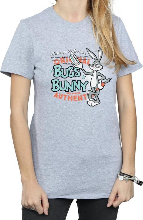 Immagine prodotto Looney Tunes Maglietta Ampia Bugs Bunny Vintage Donna (L)