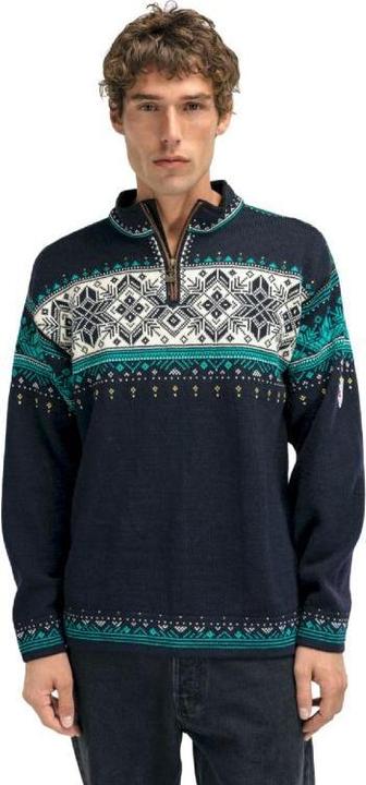 Peacock, Off White, Navy
