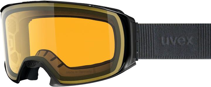 Produktbild Uvex Sports Craxx Brillenträger Skibrille (Farbe: 2030 black mat, lasergold lite/clear (S1))