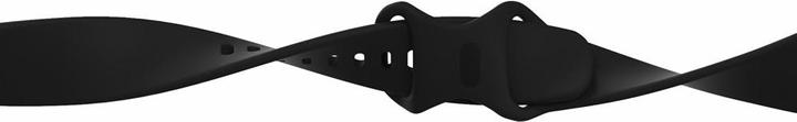 Image du produit Apfelkiste Fitbit Versa 4 / Versa 3 / Sense 2 / Sense Silikon Sport Armband - Schwarz (Silicone)