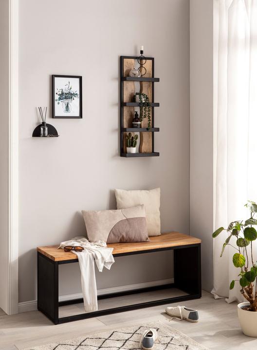 Immagine prodotto FineBuy Scaffale a muro FB95877 Legno massiccio di mango marrone