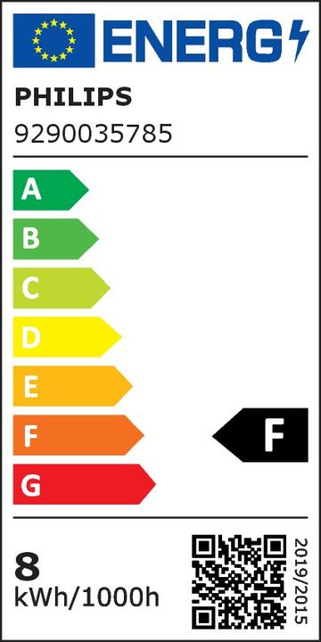 Energy Label Philips LED fluorescent tube (G13, 8 W, 720 lm, 1 x, E)