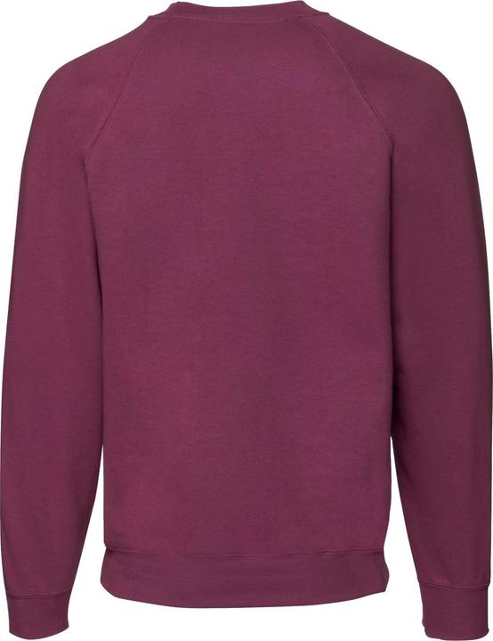 Actual product image Fruit of the Loom Mens Classic Raglan Sweatshirt (L)