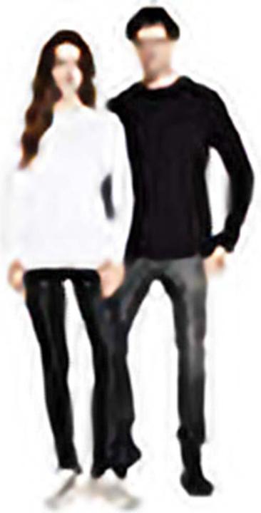 Produktbild Kariban Slim Fit TShirt mit Rundhalsausschnitt Langarm (3XL)