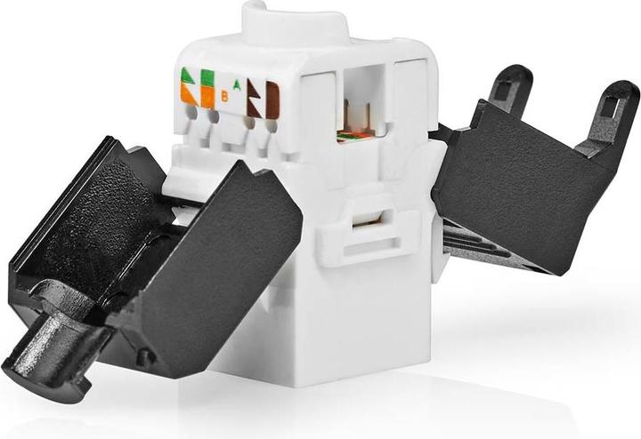 Image du produit Nedis Keystone | CAT6a | RJ45 femelle | U/UTP | ABS | Boîte (U/UTP, CAT6a, 0.04 m)