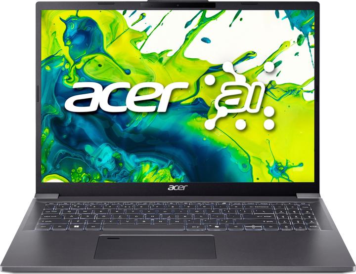 Acer Aspire 16 (16", Intel Core Ultra 5 115U, 16 Go, 512 Go, CH)