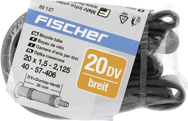 Productafbeelding Fischer Fietsbuis 20 inch 85127 (Dunlop (DV), 20", 35 mm)