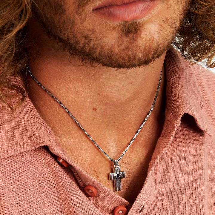 Image du produit Morellato Hommes Ìs steel necklace Cross Urban SABH28 (Acier inoxydable)
