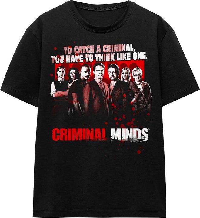 Actual product image Criminal Minds Unisex Adult Think Like One T-Shirt (S)