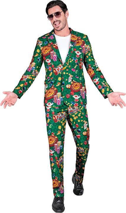 Image du produit Widmann CASINO PARTY FASHION ANZUG (Jackett, Hose), XL (XL)