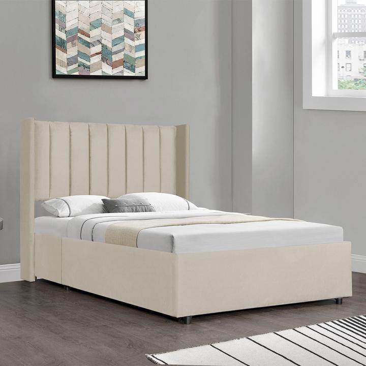 Actual product image Juskys Savona upholstered bed (140 x 200)