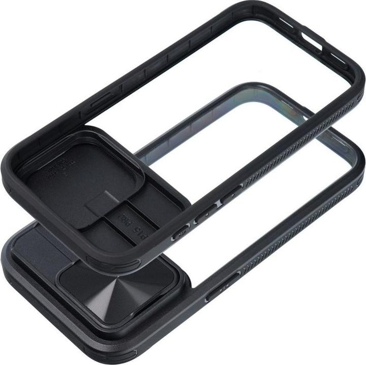 Actual product image OEM Back panel cover SLIDER case for IPHONE 7 / 8 black (Apple iPhone 7)