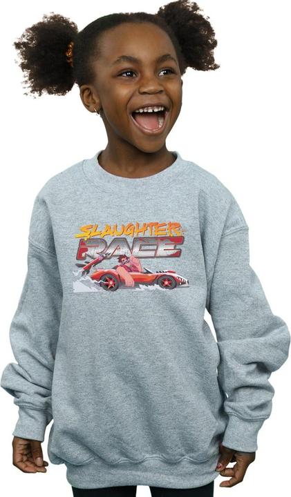 Actual product image Disney Girls Wreck It Ralph Slaughter Race Sweatshirt (140, 146)