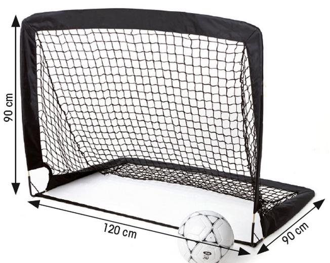 Produktbild Tremblay Folding football goal 120x90x90 black