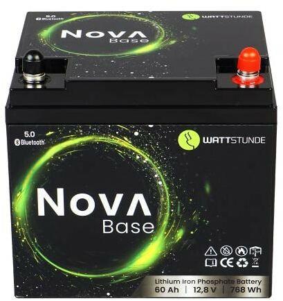 Produktbild Wattstunde Batterie NOVA Base 60 Ah LiFePO4 (12.80 V, 60 Ah)