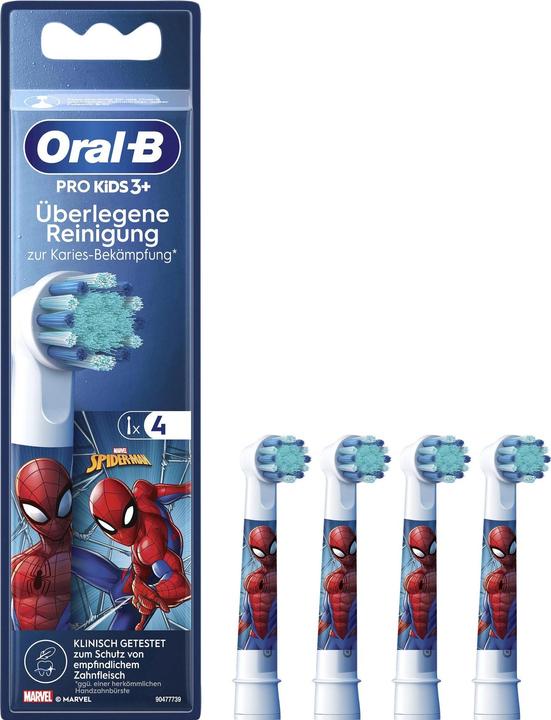 Productafbeelding Oral-B Opzetborstels Kids Spiderman 4 stuks. (4 x)