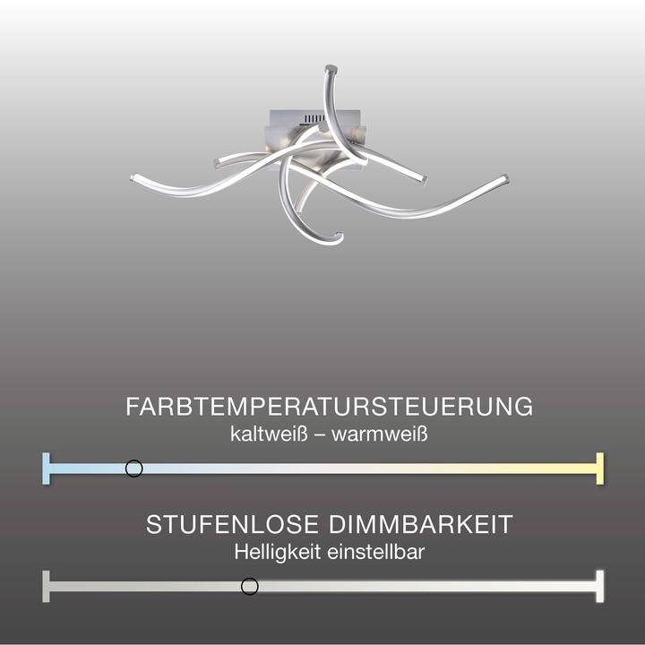 Immagine prodotto Paul Neuhaus Q Lampada da soffitto e da parete a LED Q-MALINA a installazione fissa 50 W bianco caldo
