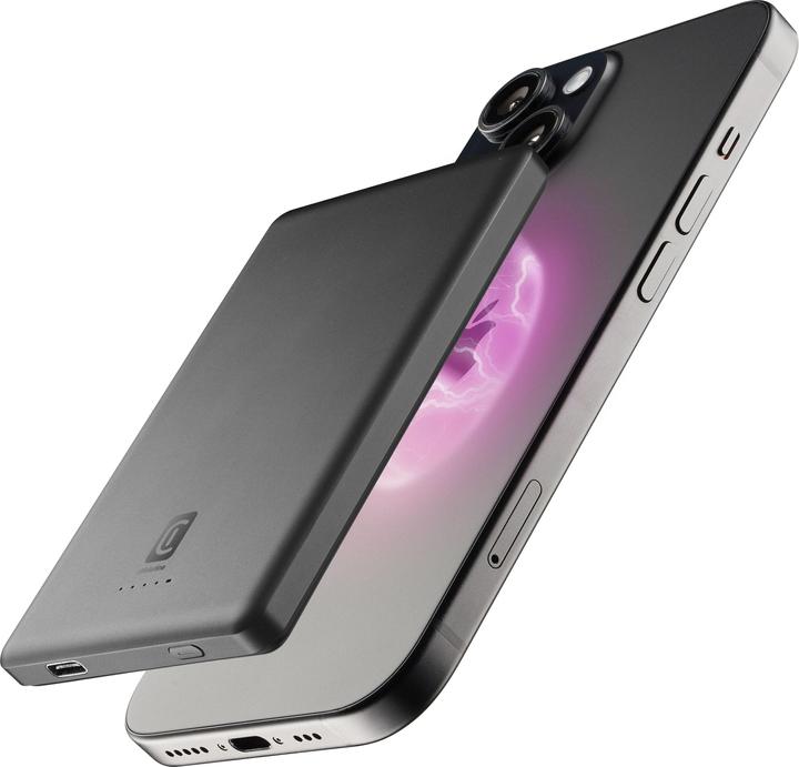 Produktbild Cellularline Cellular Line Power Bank 5000mAh MagSafe Grau (5000 mAh, 20 W)