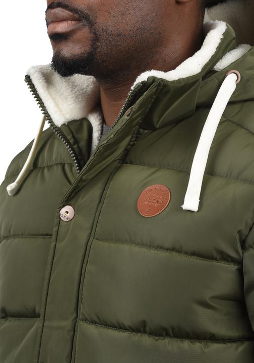 Image du produit Blend Frederico Veste D'Hiver Avec Peau De Mouton Blouson D'Extérieur Pour Homme À Capuche (L)