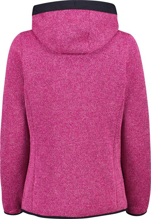 Actual product image CMP Campagnolo Women's Jacquard Knitted Jacket Fix Hood (44, XL)